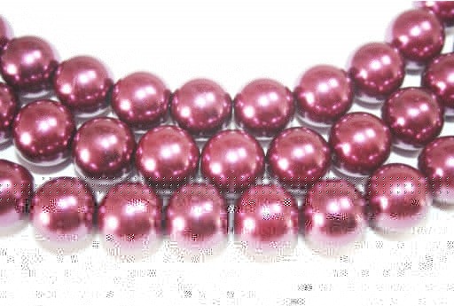 Perle Cerate Melanzana 14mm - 30pz