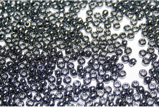 Toho Seed Beads Metallic Hematite 8/0 - 10g