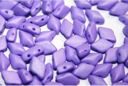 GemDuo Beads Saturated Purple 8x5mm - 10gr