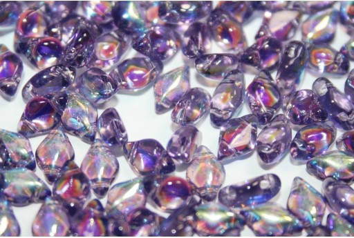 GemDuo Beads Tanzanite AB 8x5mm - 10gr