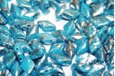Perline GemDuo Matubo Silver Splash - Blue Turquoise 8x5mm - 10gr