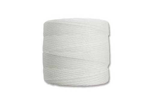 Super-Lon Bead Cord 70mt., White, 0,5mm.