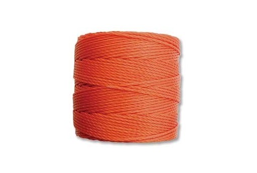 Orange Super-Lon Bead Cord 0,5mm - 70m