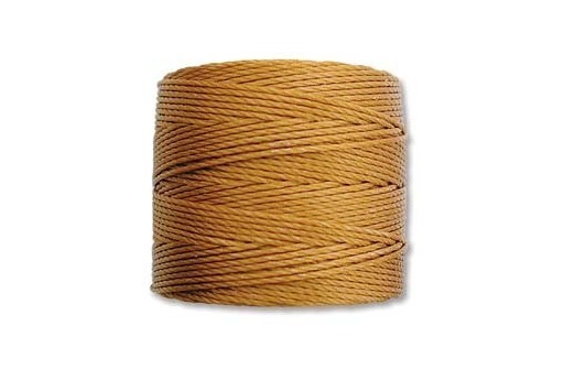 Gold Super-Lon Bead Cord 0,5mm - 70m