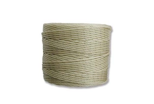 Super-Lon Bead Cord Light Khaki 0,5mm - 70mt