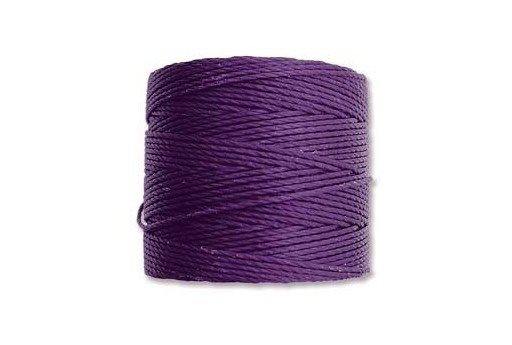 Purple Super-Lon Bead Cord 0,5mm - 70m