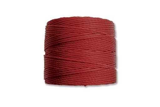 Super-Lon Bead Cord 70mt. Dark Red 0,5mm SL01D