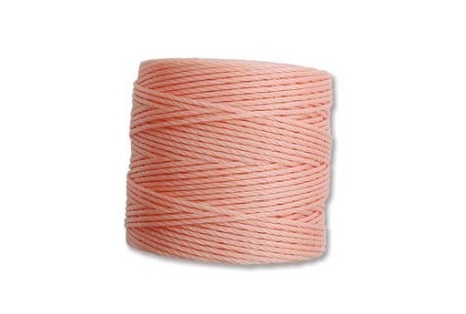 Super-Lon Bead Cord 70mt. Coral Pink 0,5mm
