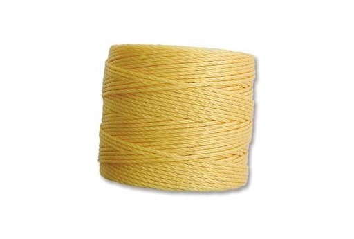 Super-Lon Bead Cord 70mt. Golden Yellow 0,5mm