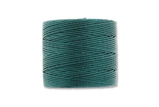 Super-Lon Bead Cord 70mt. Green Blue 0,5mm