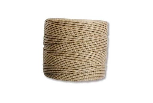 Super-Lon Bead Cord 70mt. Light Brown 0,5mm LBR