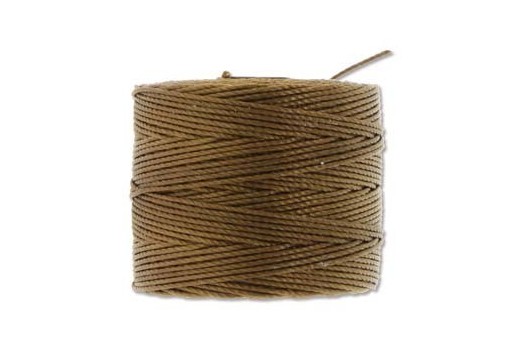 Super-Lon Bead Cord 70mt. Milk Chocolate 0,5mm CH