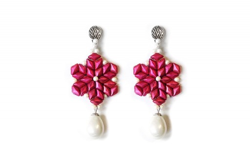 Spring Drops Earrings Kit Pink