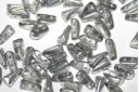 Czech Glass Beads Vexolo Crystal Labrador 1/2 5x8mm - 50pcs