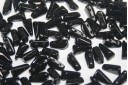 Czech Glass Beads Vexolo Jet 5x8mm - 50pcs