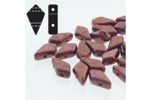 Czech Glass Beads Kite Chalk Purple Vega 9x5mm - 10gr