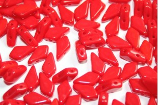 Czech Glass Beads Kite Red 9x5mm - 10gr