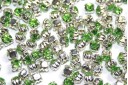 Glass Rhinestone Montee Beads Light Green SS16 - 20pcs