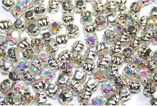 Glass Rhinestone Montee Beads Crystal AB SS16 - 20pcs