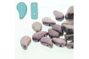 Czech Glass Beads Paisley Duo Polychrome Mix Berry 8x5mm - 10gr