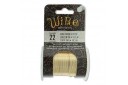 Lacquered Tarnish Resistant Wire Gold 22ga - 20yd