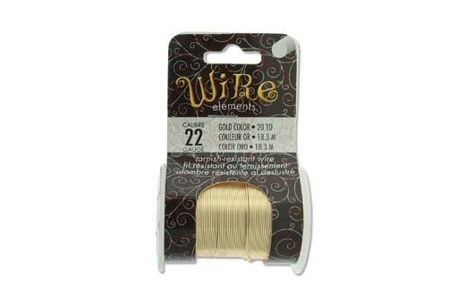 Filo di Rame Colore Oro 0,64mm - 18mt