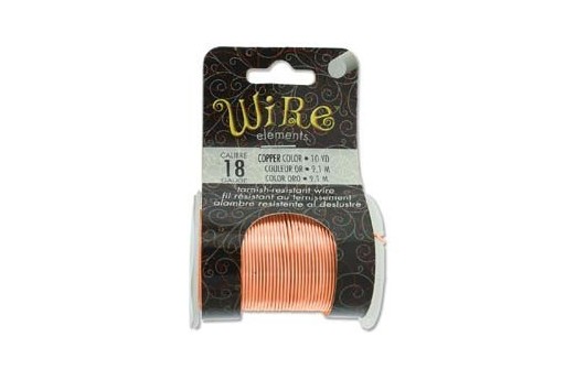 Filo di Rame Colore Copper 1mm - 9mt