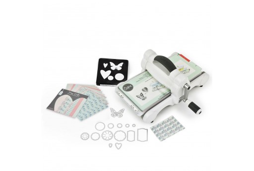 Big Shot Sizzix Starter Kit con Fustellatrice Formato A5 e carte e stoffe My Life Handmade - 661545