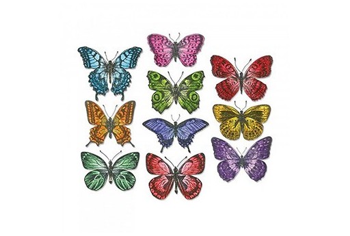 Framelits Dies Flutter Butterflies Tim Holtz Alterations Sizzix
