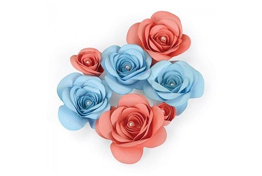 Thinlits PLUS Die Love Birds 3D Floral 2 Emily Atherton Sizzix