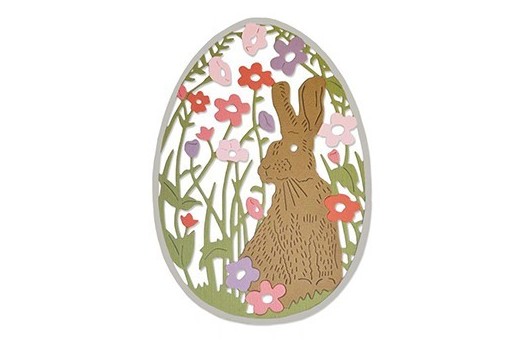 Thinlits Die Meadow Rabbit Easter Sizzix