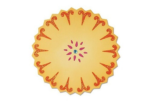 Fustella Sizzlits Fiore Girasole Sizzix