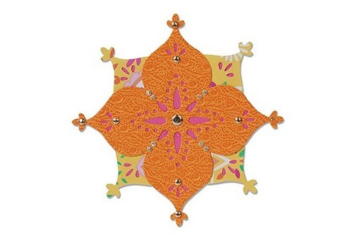 Sizzlits Die Flower Arabesque Sizzix