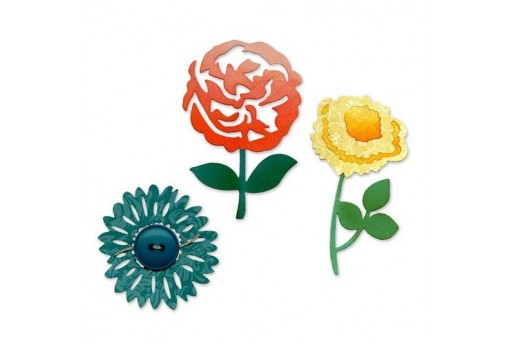 Sizzlits Die Garden Variety Set Sizzix