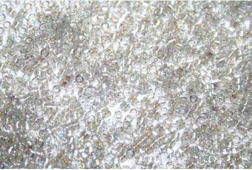 Miyuki Delica Beads Transparent Grey Mist AB 11/0 - 8gr