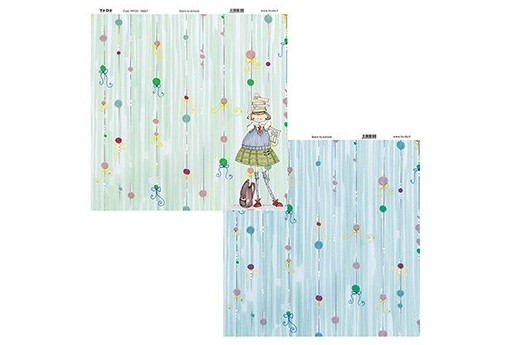 Patterned Paper Back To School To-Do 30x30cm 1sheet