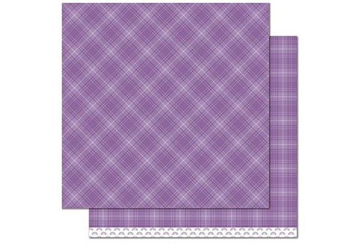 Carta Decorata Gumdrop Perfectly Plaid Rainbow Collection Lawn Fawn 30x30cm 1pz