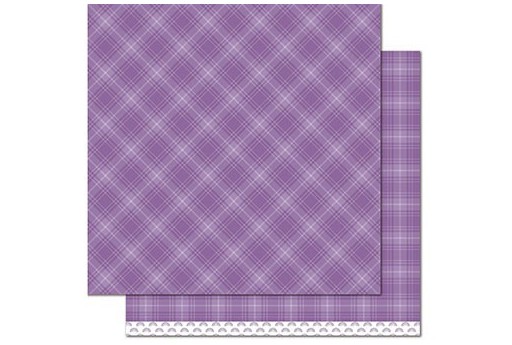 Patterned Paper Gumdrop Perfectly Plaid Rainbow Collection Lawn Fawn 30x30cm 1sheet