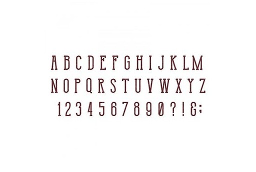 BigZ XL Die Broadway Alphabet Tim Holtz Alterations Sizzix