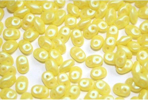 Perline Superduo Tutti Frutti Lemon 5x2,5mm - 10gr