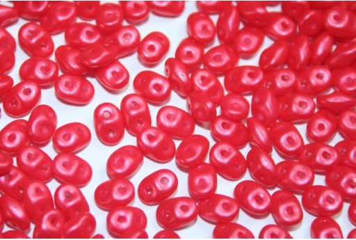 Superduo Beads Tutti Frutti Cherry 5x2,5mm - Pack 100gr