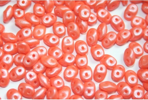 Superduo Beads Tutti Frutti Cantelope 5x2,5mm - Pack 100gr
