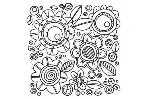 Framelits Dies + Coordinate Stamps Flowers n.6 Stephanie Ackerman Sizzix 2