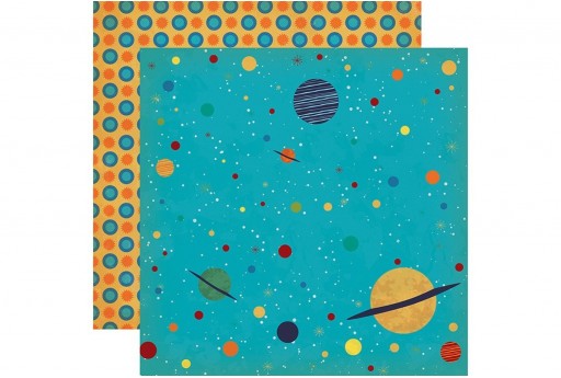 Carta Decorata Solar System Carta Bella 30x30cm 1pz.