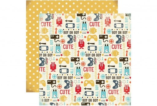 Carta Decorata Guy Stuff Carta Bella 30x30cm 1pz.