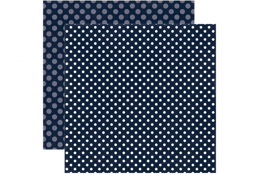 Double-Sided Patterned Paper Blu Night Sky Dot Echo Park Paper Co. 30x30cm 1sheet