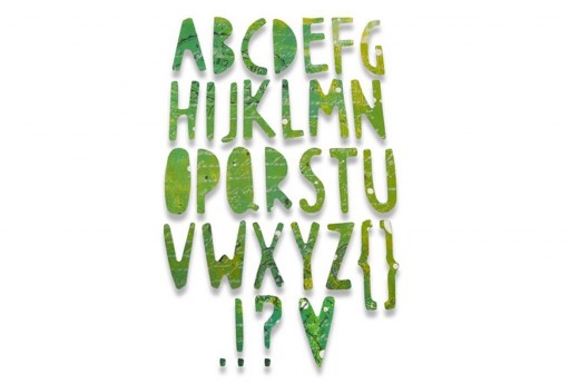 Thinlits Die Paper Cuts Alphabet Sizzix
