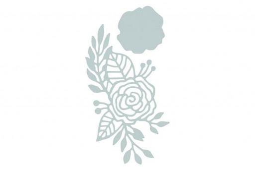 Thinlits Dies Doodle Rose Sizzix 2