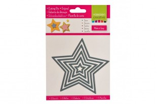 Fustelle Stelle Vaessen Creative 5pz