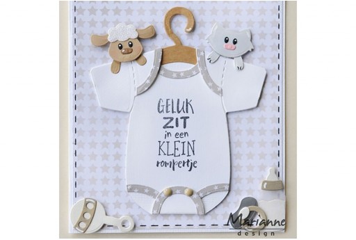 Cutting Dies Eline's Onesie Collectables Marianne Design 2